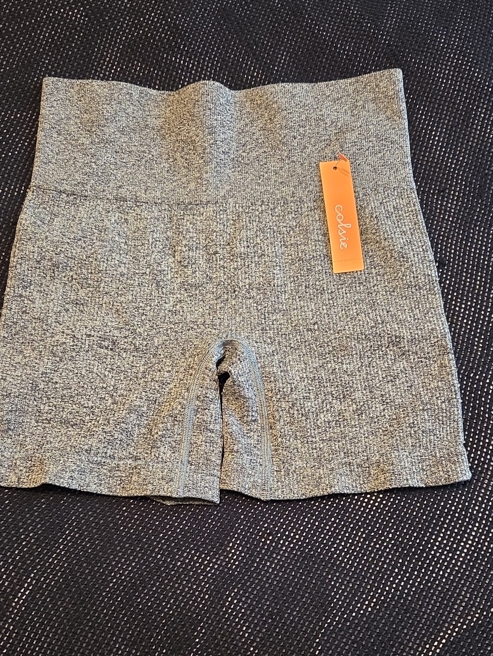 Colsie Gray Seamless High-Waist Bike Shorts, NWT